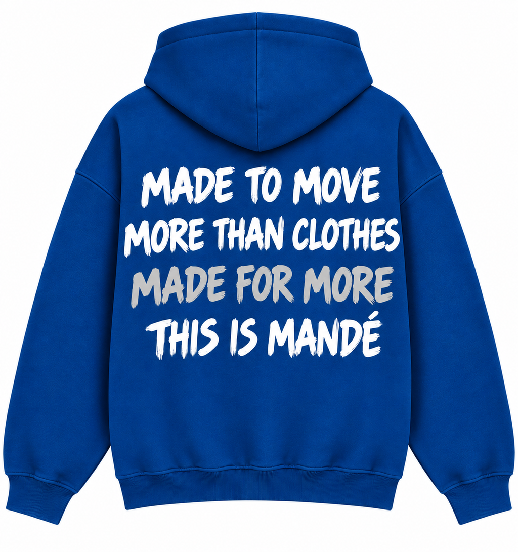 Mandé Clothing Hoodie – Royal Blue