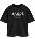 Mandé Clothing svart t-shirt framsida