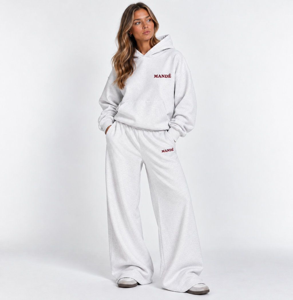 Mandé Hoodie & Byxa Set - Grey