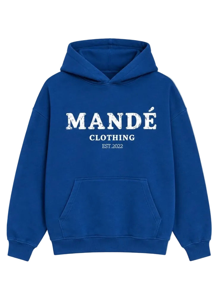 Mandé Clothing Hoodie – Royal Blue