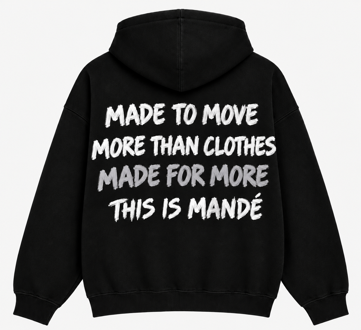 Mandé Clothing Hoodie – Black